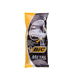 خود تراش یک تیغه بیک مدل metal بیک بسته 5 عددی
