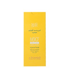 کرم ضد آفتاب بدون رنگ SPF60 سینره 50 میلی لیتری