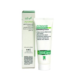 کرم لایه بردار اُلی ژن مدل آکنوسید 50 میلی لیتری