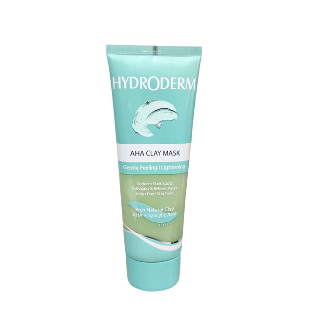 تصویر ماسک رسی لایه بردار ملایم و روشن کننده هیدرودرم وزن 100 گرم Hydroderm Aha Clay Mask 100 g