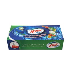 کیسه فریزر آسان مصرف هوم پلاس 200 برگی