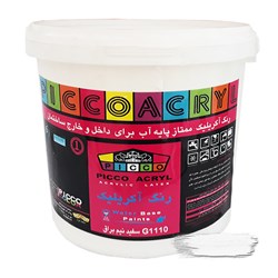رنگ اکریلیک نیم براق پیکو مدل G1110 وزن 20 کیلوگرمی