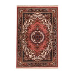 گبه ماشینی دنیای فرش کد 545G زمینه گلبهی