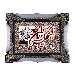 تابلو فرش ماشینی دنیای فرش طرح وان یکاد کد 269