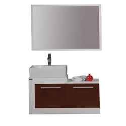 ست آینه و کابینت روشویی برتا مدل D-9601