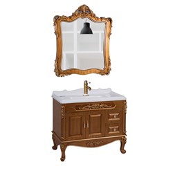 ست آینه و کابینت روشویی برتا مدل PS-1007