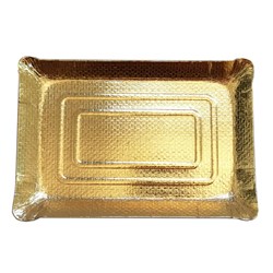 سینی کیک مقوایی لبه دار زرفام 26*35 سانتی متر