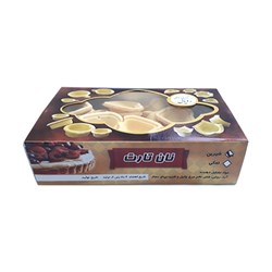 نان تارت شیرین رویال طرح قلب