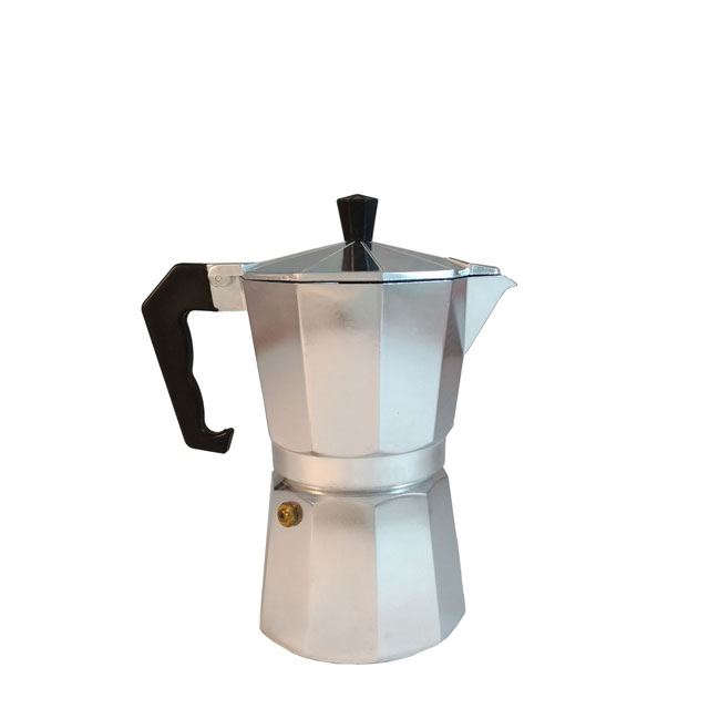 تصویر موکاپات آلومینیومی سه کاپ Three-cup aluminum mocha