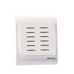 کلید زنگ دینگ دانگ ایران الکتریک مدل 2009 سفید