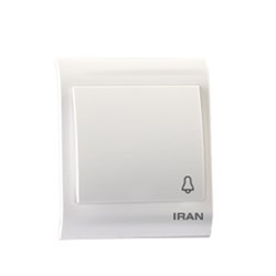 کلید شاسی زنگ ایران الکتریک مدل 2009 سفید