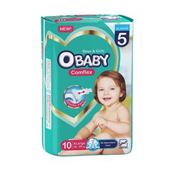 پوشک بچه او بیبی سایز 5 تعداد 10 عددی